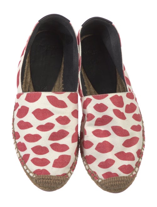 Saint Laurent Canvas Printed Espadrilles