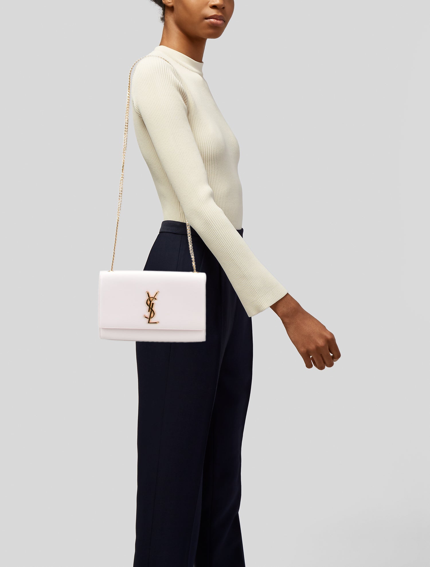 Saint Laurent Leather Kate Medium