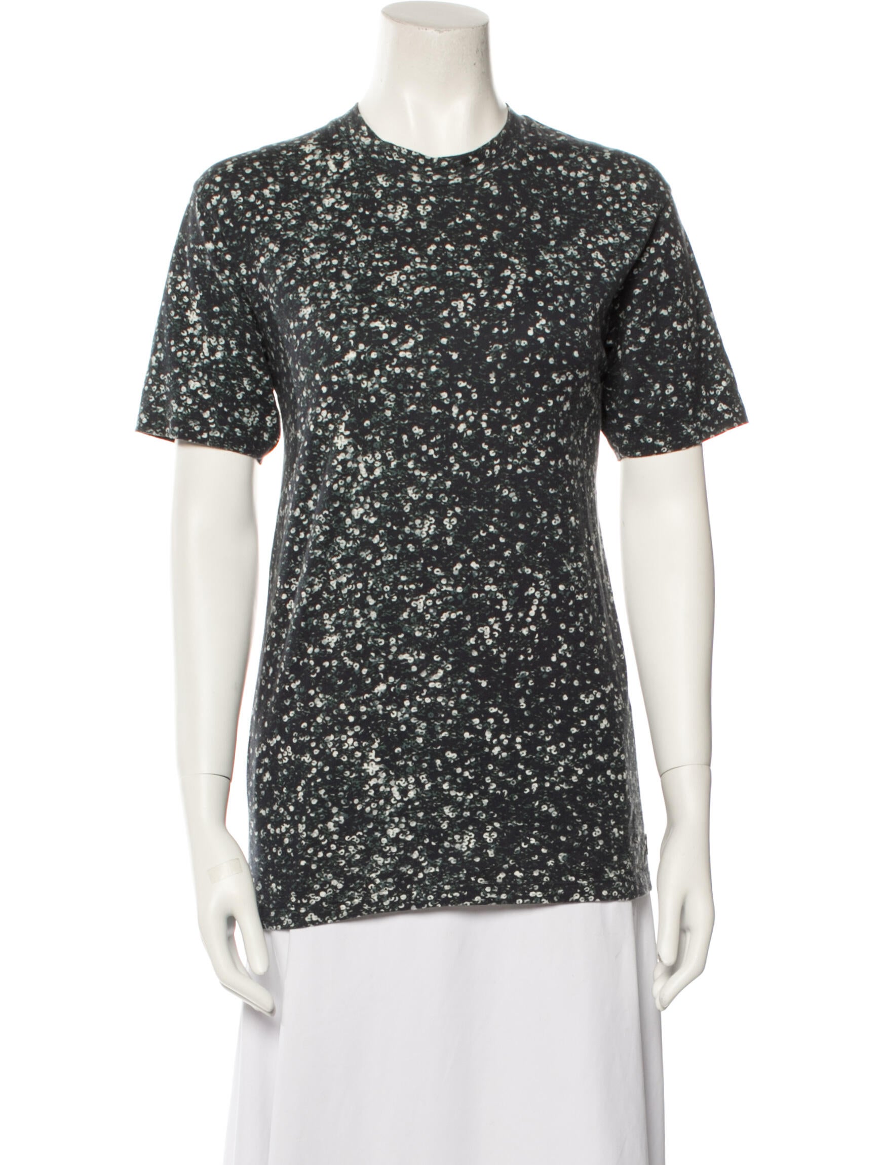 Saint Laurent Crew Neck Short Sleeve T-Shirt