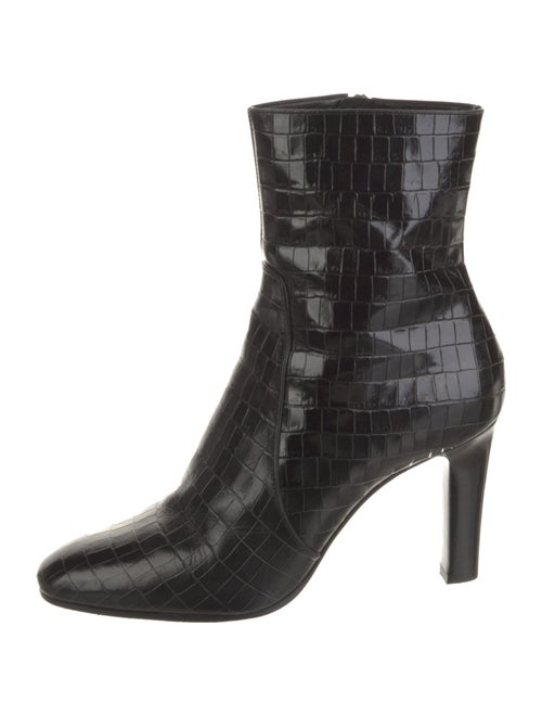 Saint Laurent Embossed Leather Boots