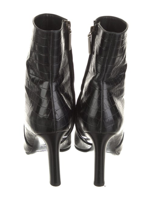 Saint Laurent Embossed Leather Boots