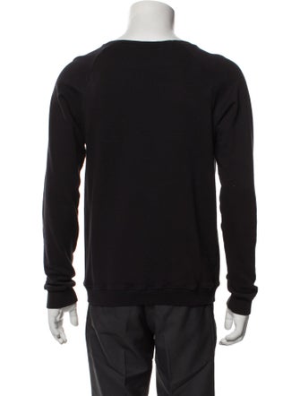 Saint Laurent 2014 Zip Accent Crewneck Sweatshirt