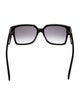 Saint Laurent Square Gradient Sunglasses
