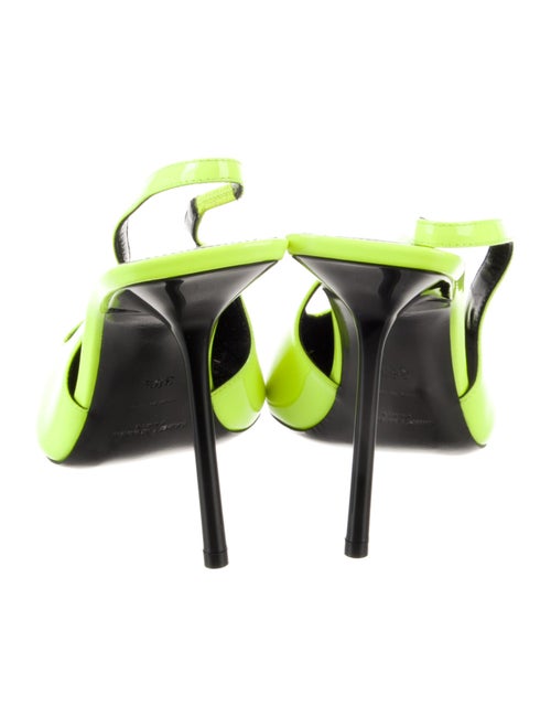 Saint Laurent Patent Leather Slingback Pumps