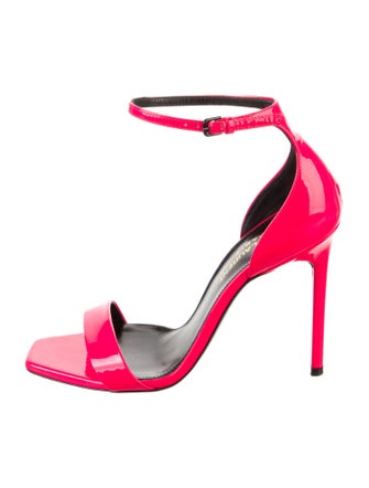 Saint Laurent Patent Leather Sandals