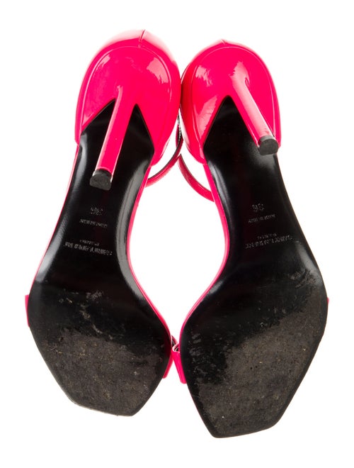 Saint Laurent Patent Leather Sandals