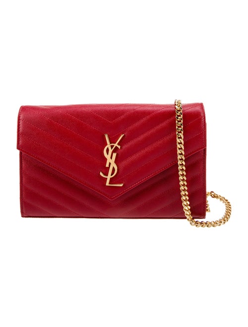 Saint Laurent Leather Cassandre