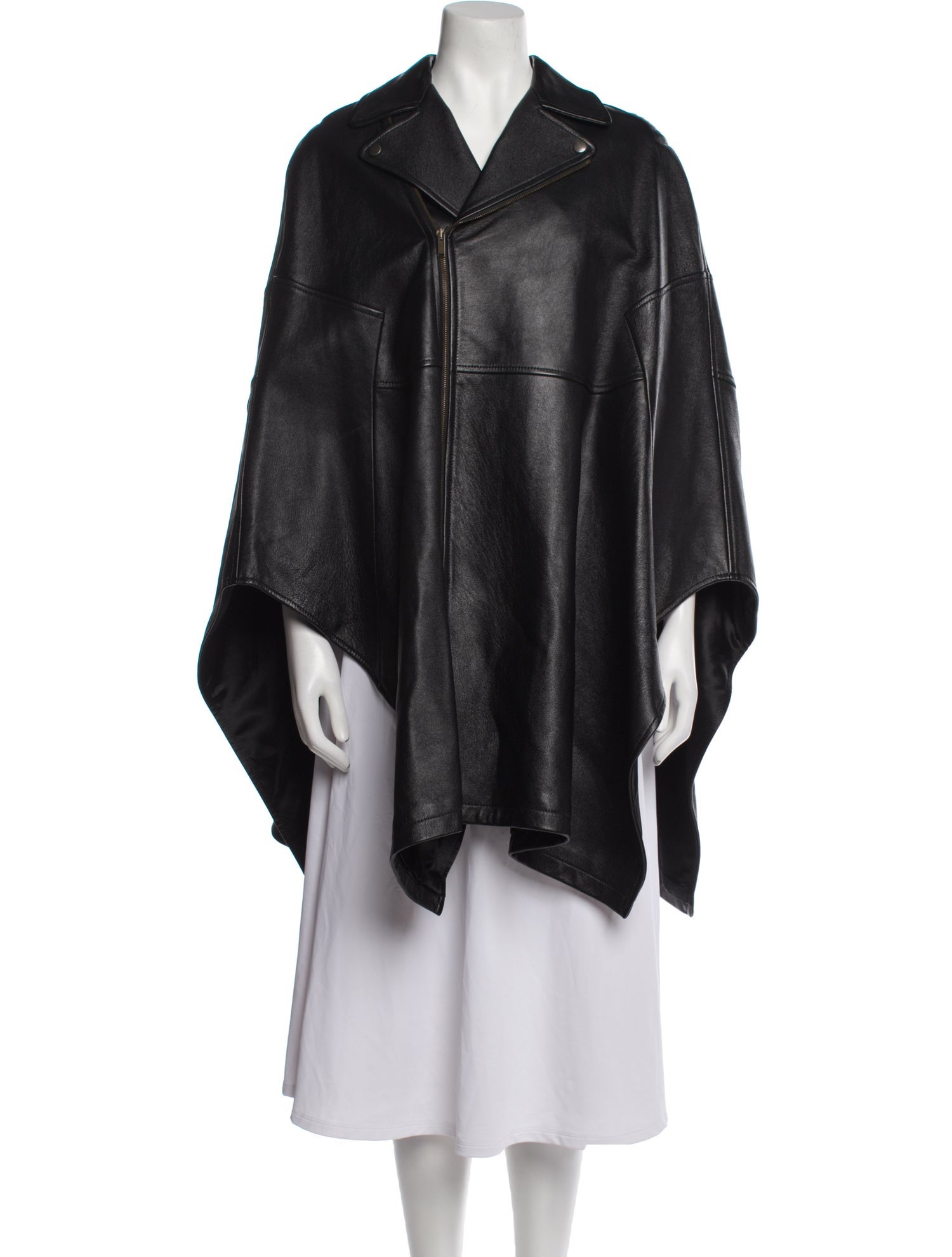Saint Laurent Lamb Leather Cape