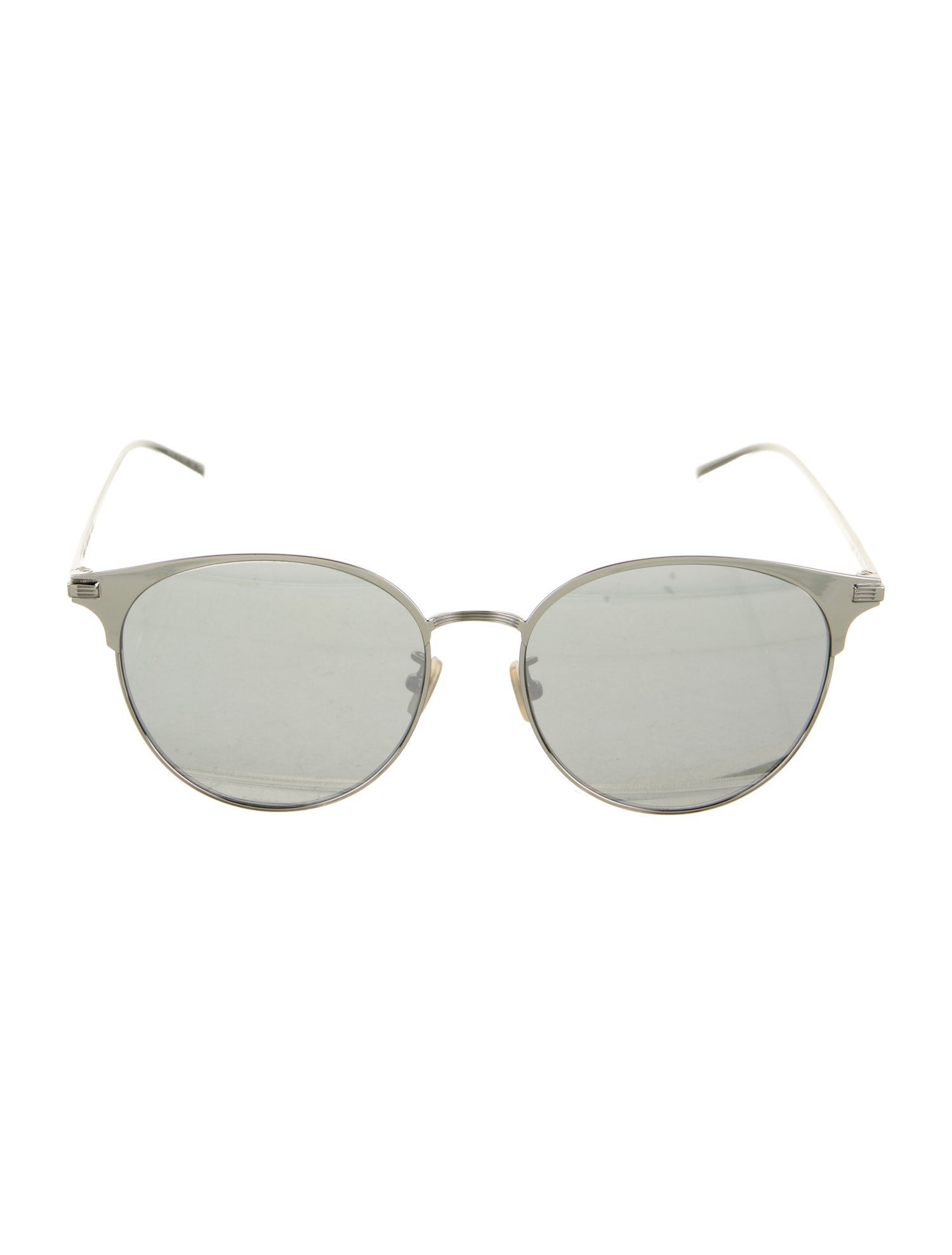 Saint Laurent Round Mirrored Sunglasses