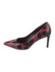 Saint Laurent Leather Printed Pumps
