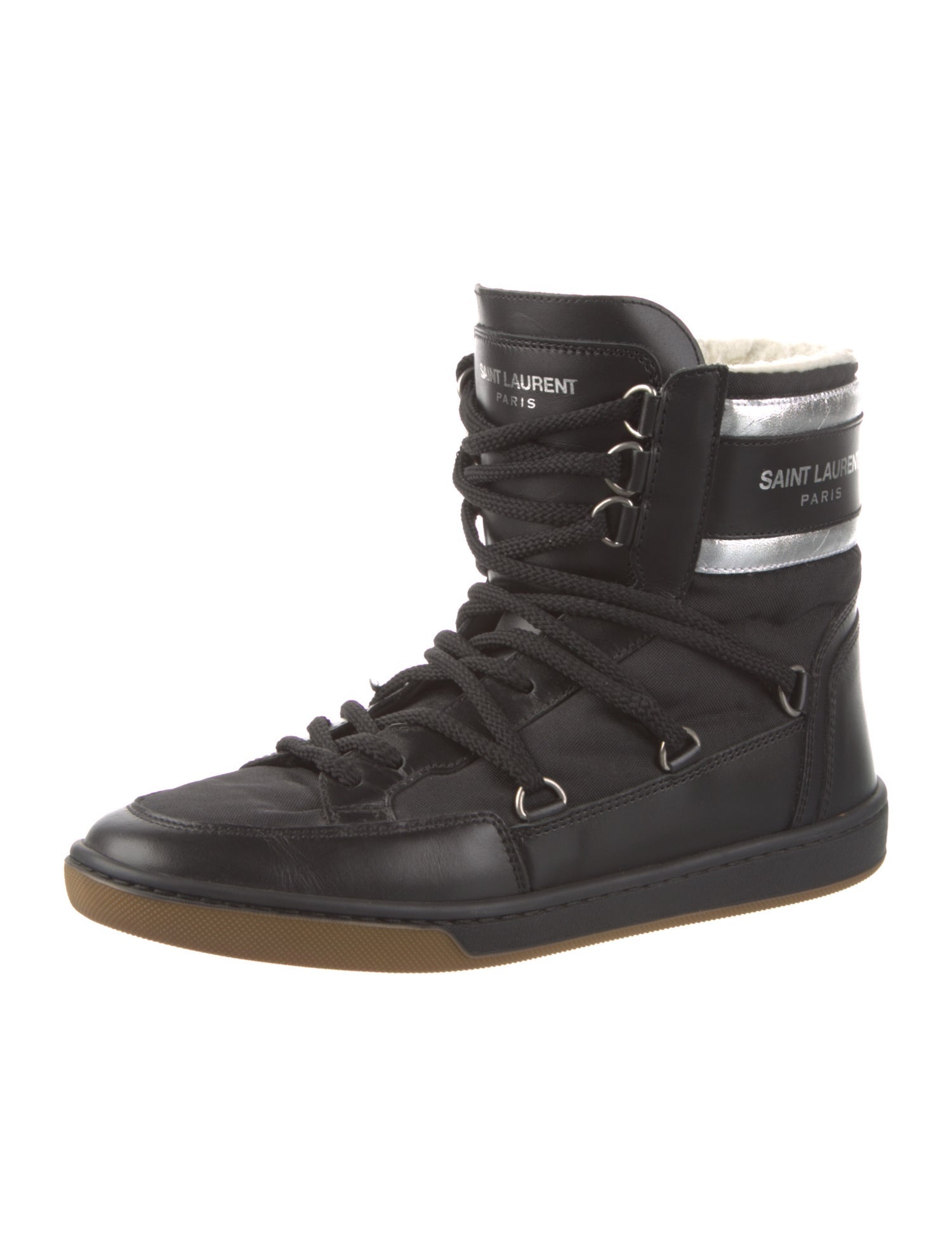 Saint Laurent Mesh Wedge Sneakers