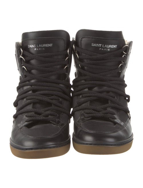Saint Laurent Mesh Wedge Sneakers