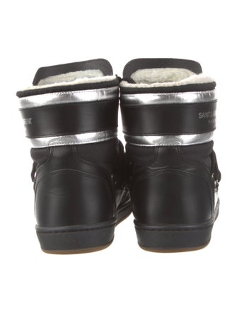 Saint Laurent Mesh Wedge Sneakers