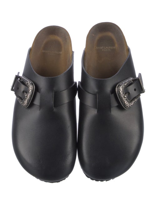 Saint Laurent Leather Mules
