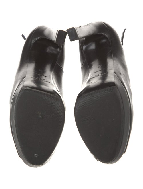 Saint Laurent Leather T-Strap Pumps