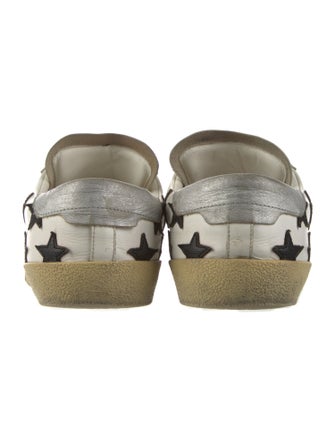 Saint Laurent Leather Printed Sneakers