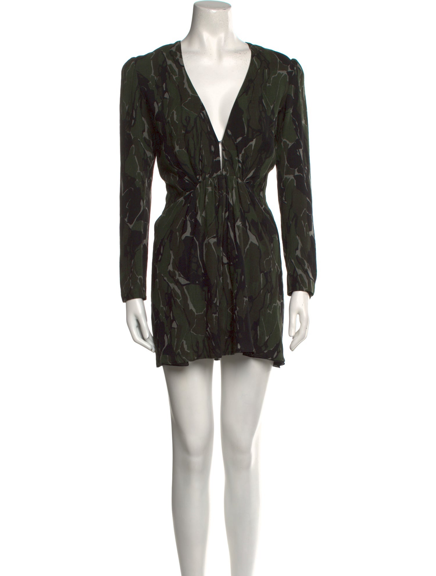 Saint Laurent Printed Mini Dress