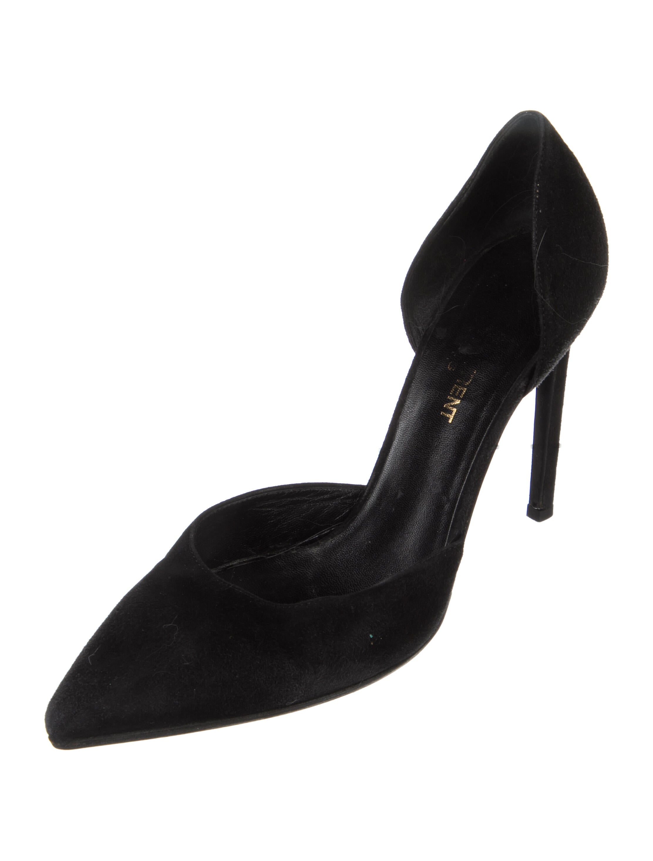 Saint Laurent Suede D'Orsay Pumps