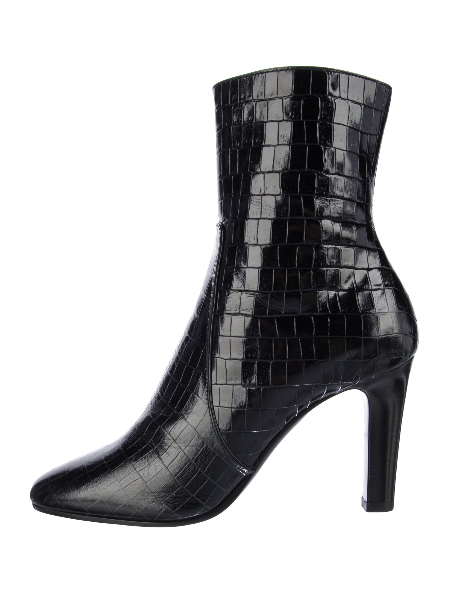 Saint Laurent Embossed Leather Sock Boots