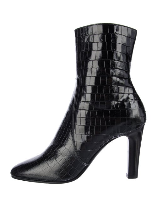 Saint Laurent Embossed Leather Sock Boots
