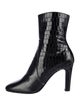 Saint Laurent Embossed Leather Sock Boots