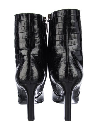 Saint Laurent Embossed Leather Sock Boots