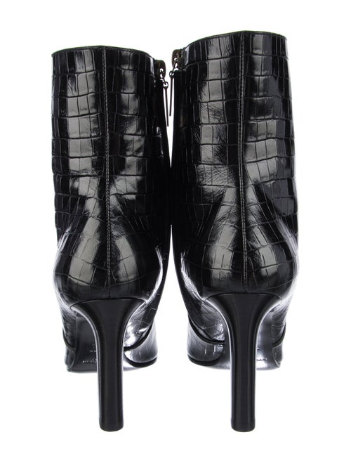 Saint Laurent Embossed Leather Sock Boots