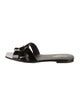 Saint Laurent Patent Leather Slides