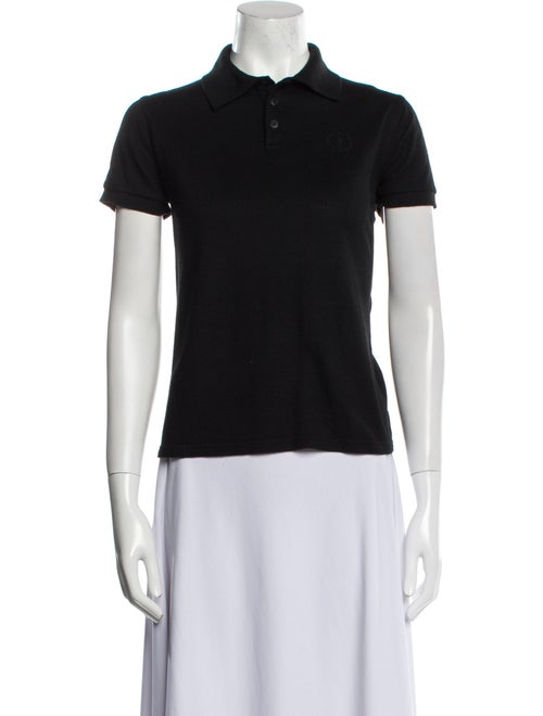 Saint Laurent Wool Short Sleeve Polo