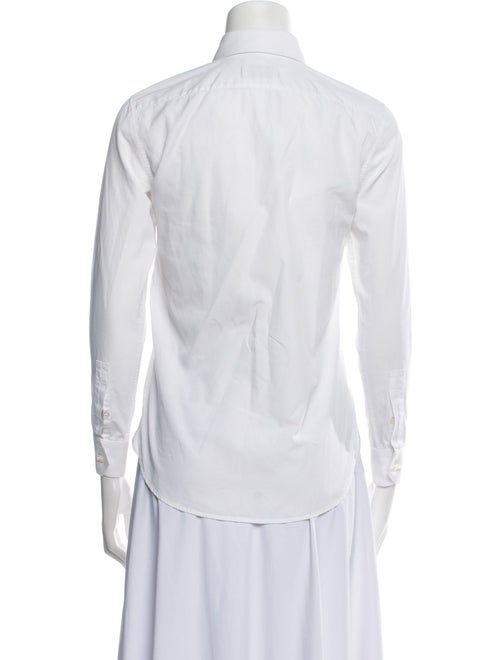 Saint Laurent 2019 Long Sleeve Button-Up Top