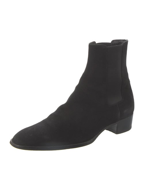 Saint Laurent Suede Chelsea Boots