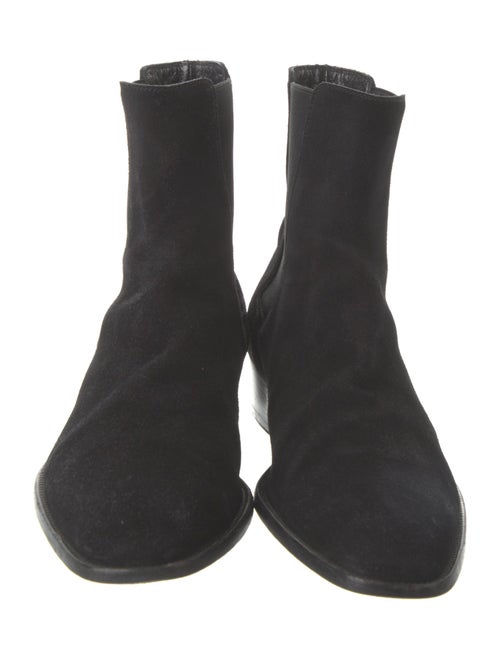 Saint Laurent Suede Chelsea Boots