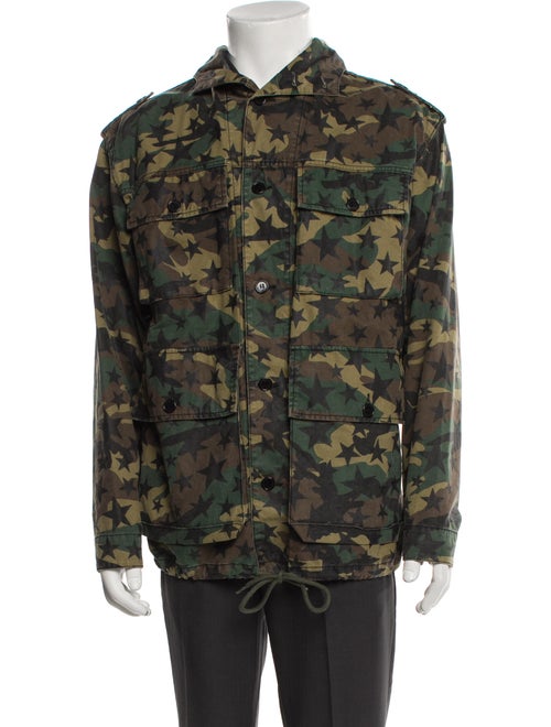 Saint Laurent 2017 Star Camo Utility Jacket