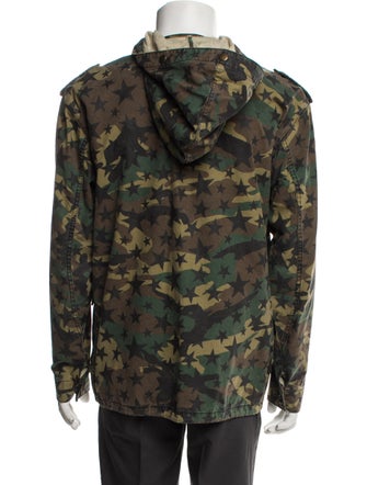 Saint Laurent 2017 Star Camo Utility Jacket