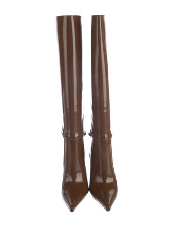 Saint Laurent Patent Leather Boots