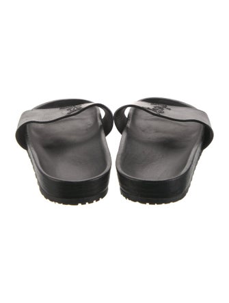 Saint Laurent Leather Slides
