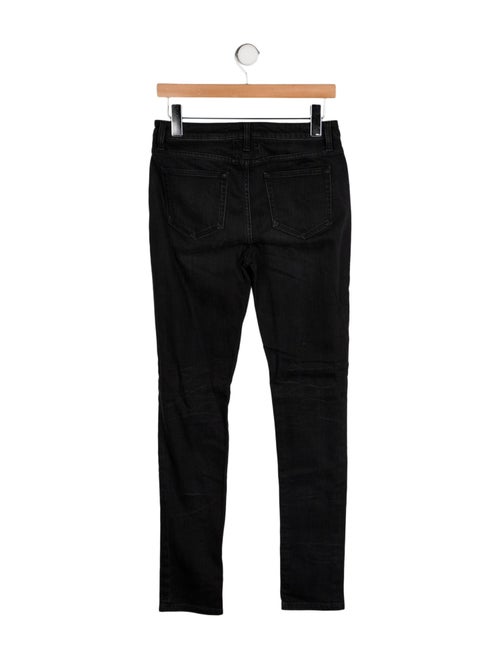 Saint Laurent Mid-Rise Skinny Leg Jeans