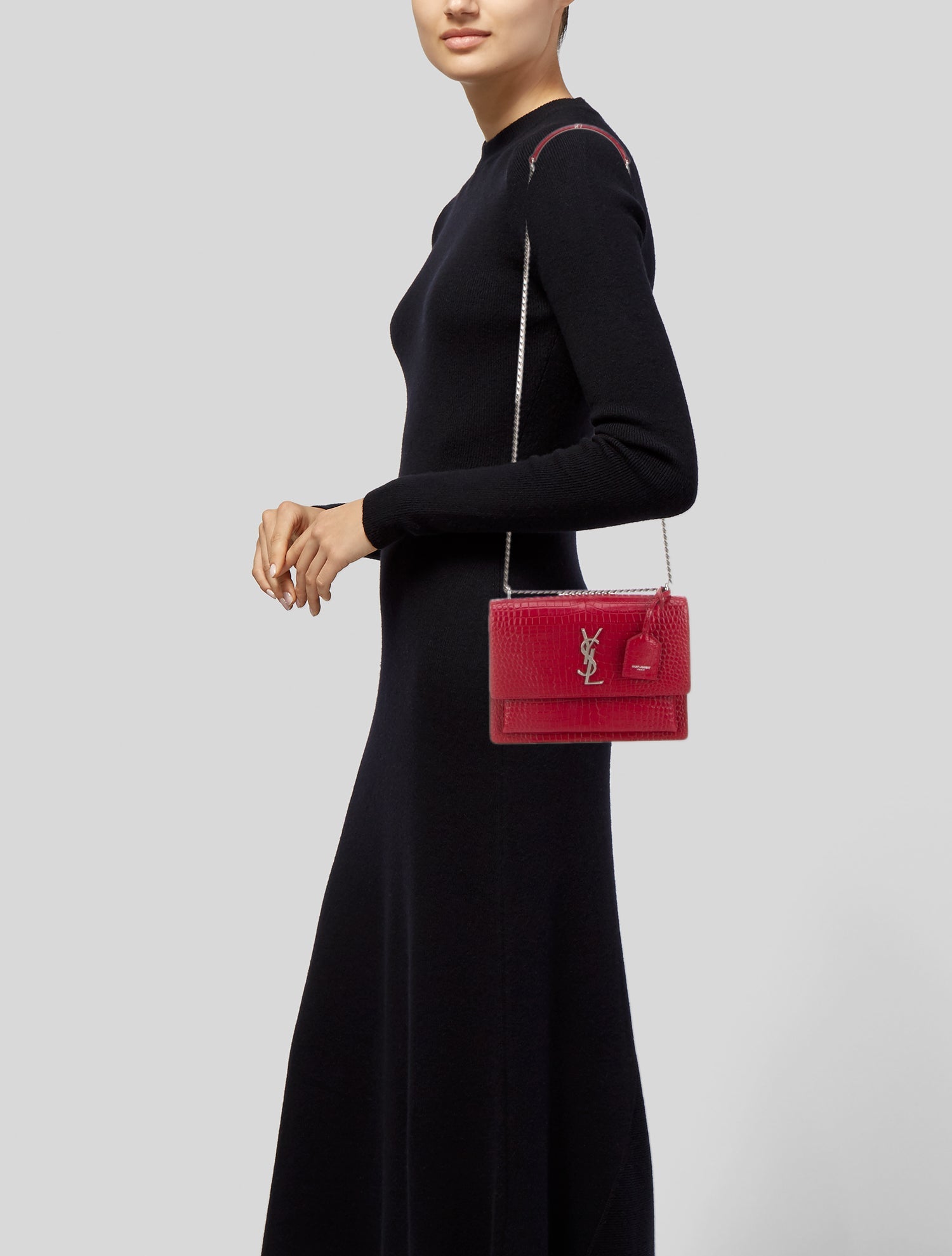 Saint Laurent Embossed Leather Sunset