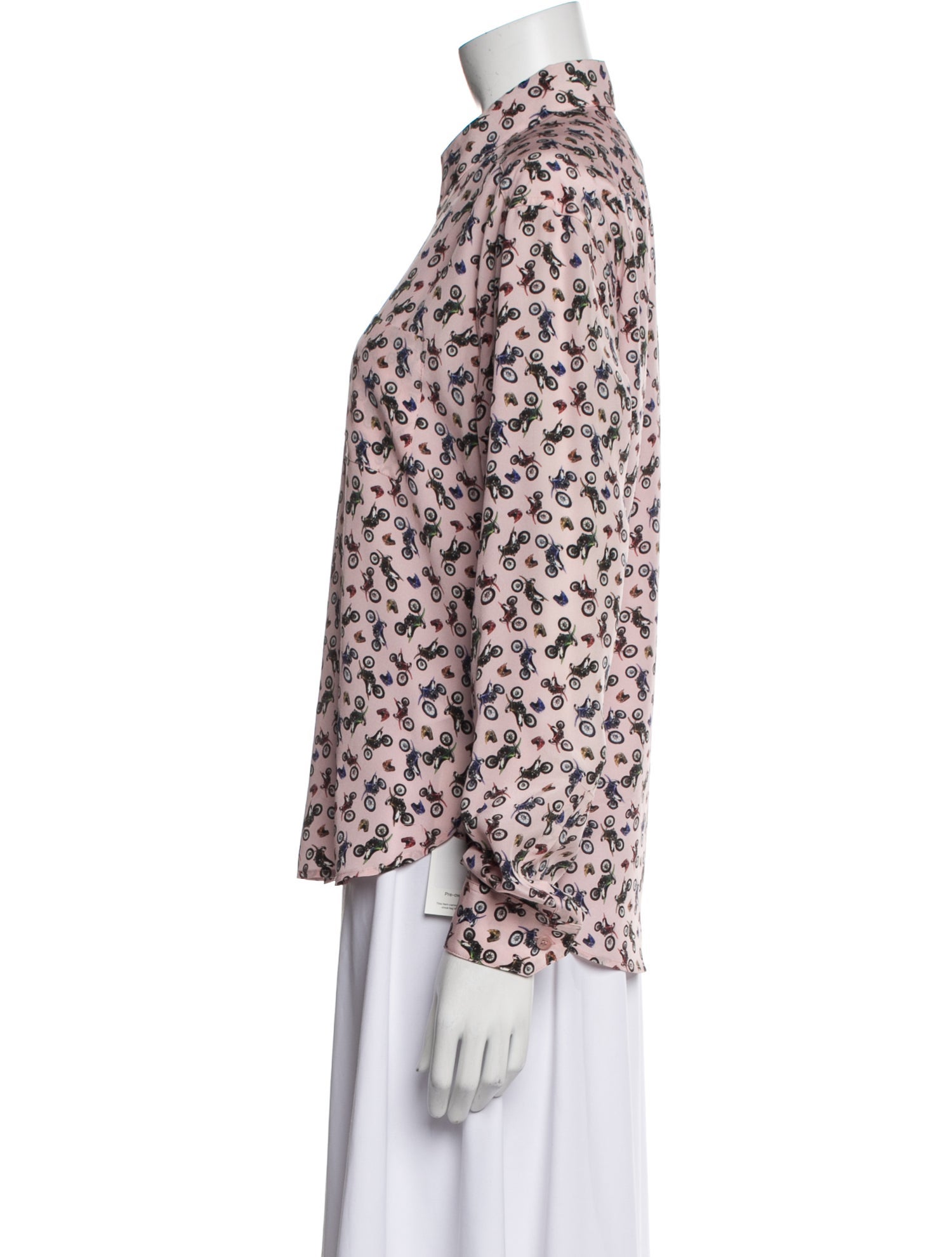 Saint Laurent 2017 'Motorcycle' Button-Up Top