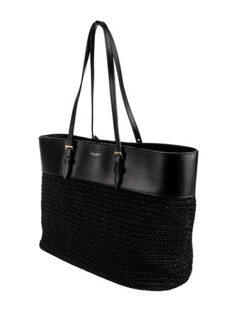 Saint Laurent Raffia Tote