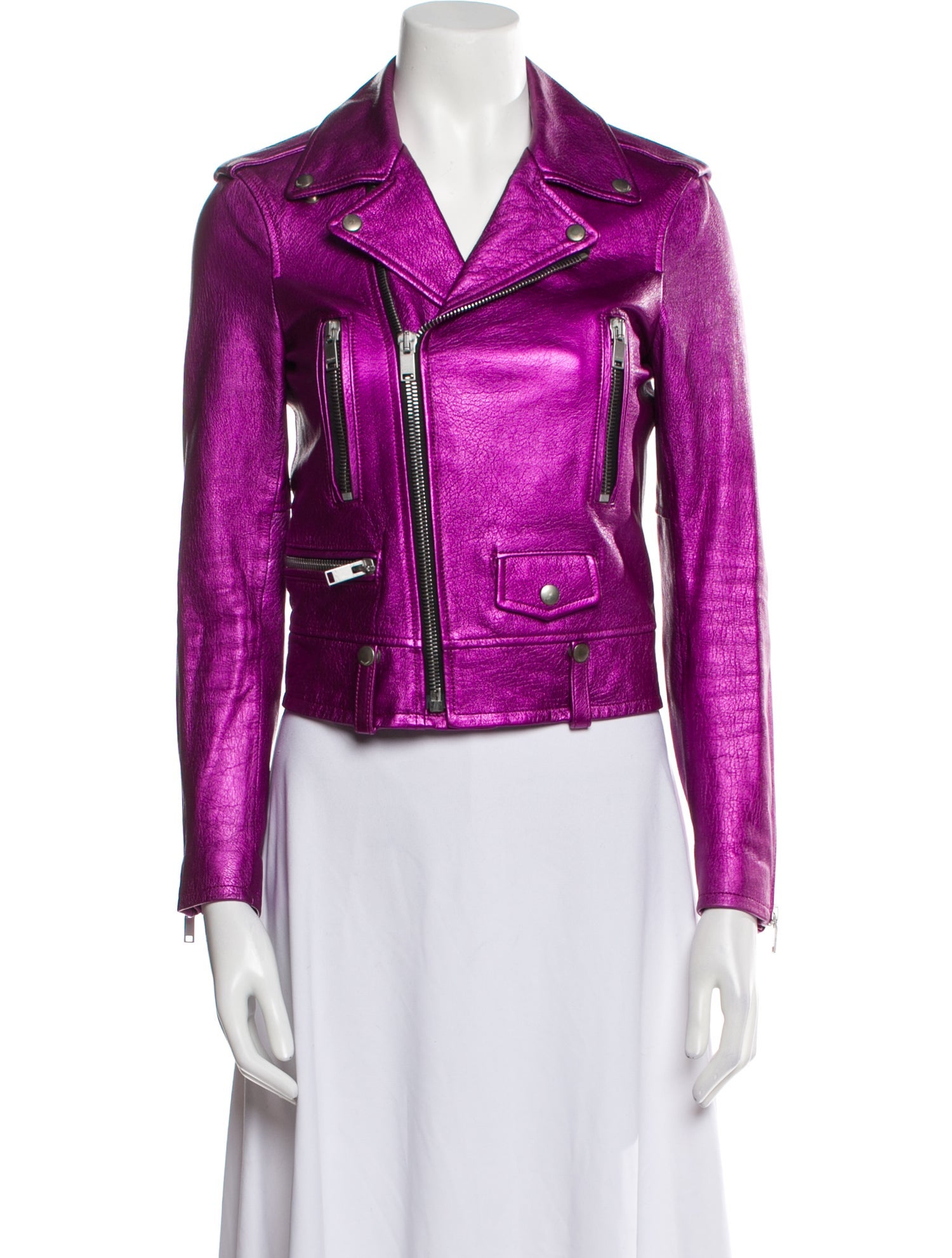 Saint Laurent 2014 Leather Biker Jacket