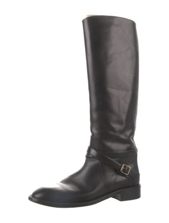 Saint Laurent Leather Riding Boots