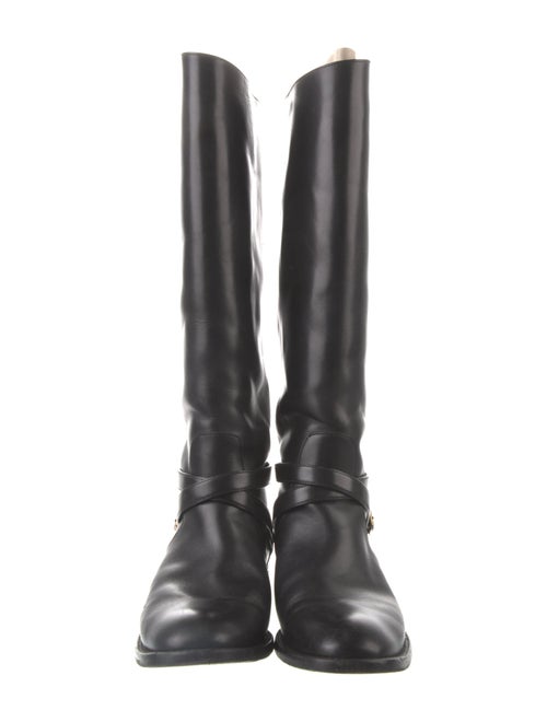 Saint Laurent Leather Riding Boots