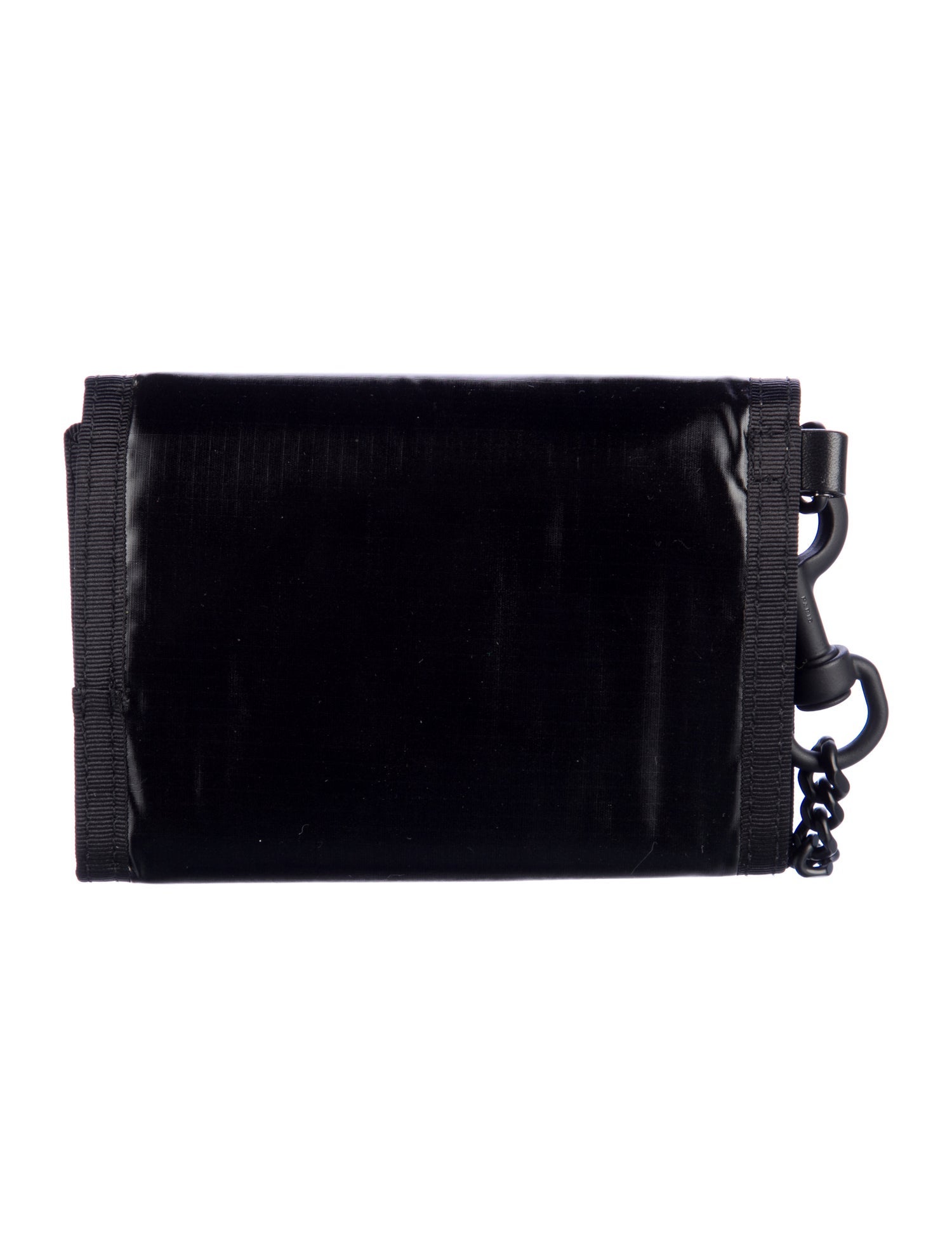 Saint Laurent Nylon Graphic Print Wristlet
