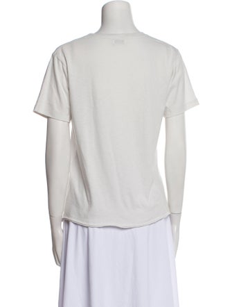 Saint Laurent Graphic Print Crew Neck T-Shirt