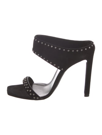 Saint Laurent Suede Slides