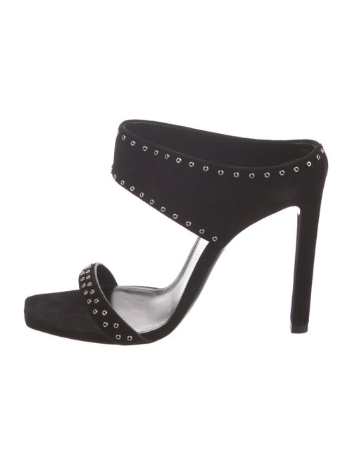 Saint Laurent Suede Slides