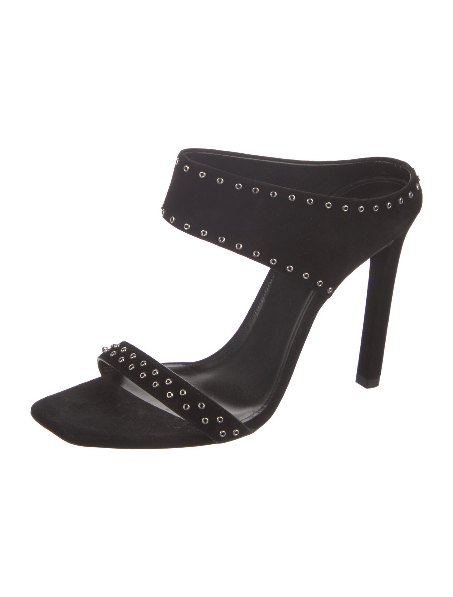 Saint Laurent Suede Slides