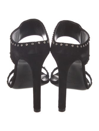 Saint Laurent Suede Slides