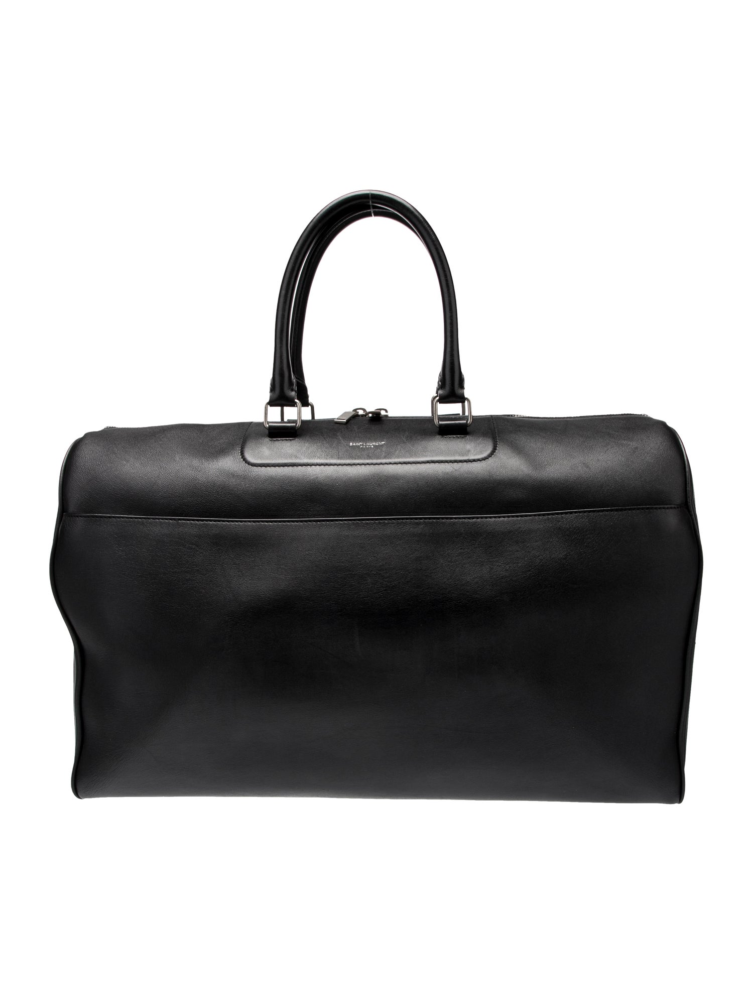 Saint Laurent Leather Classic Duffle Bag 24